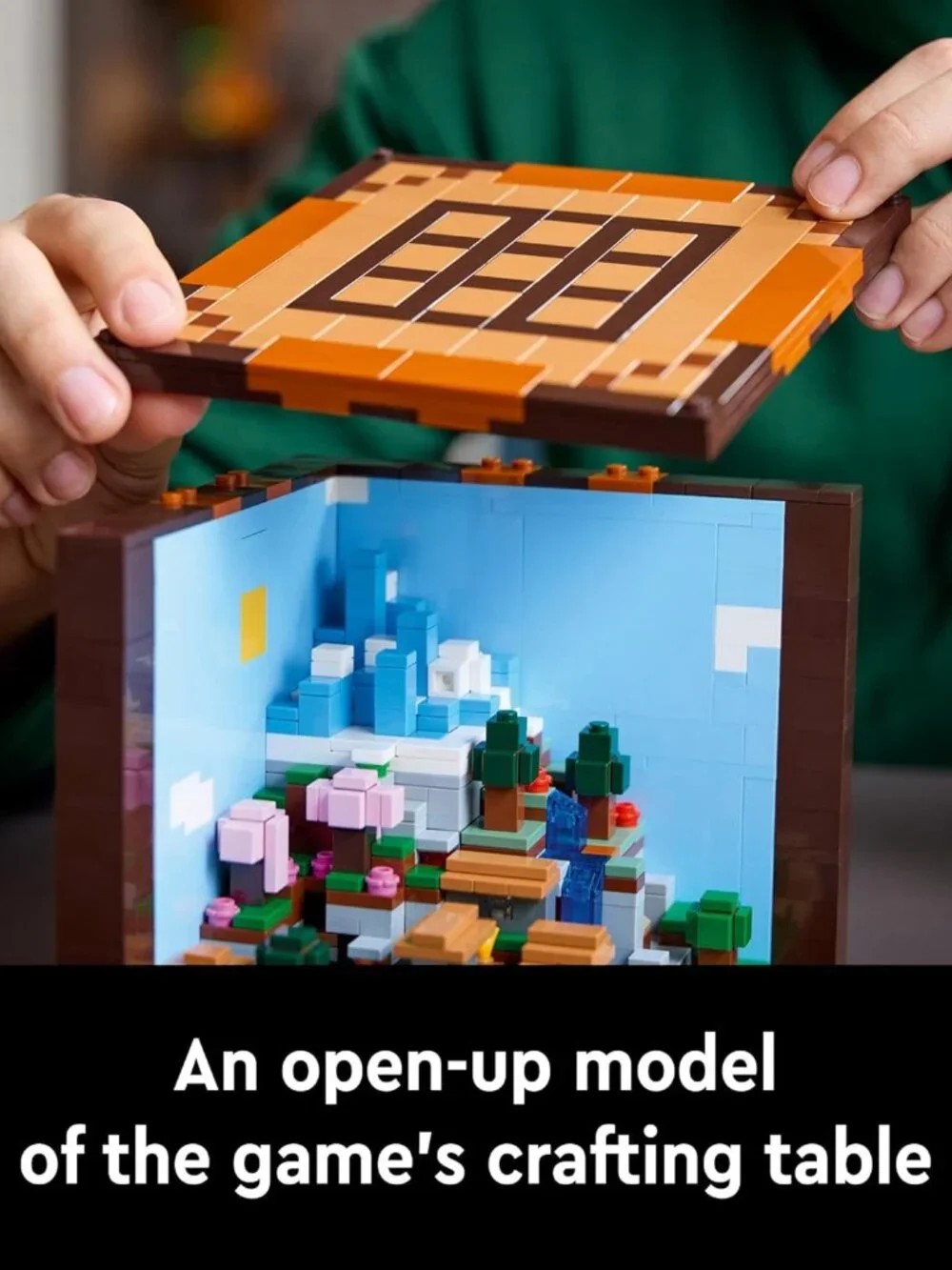 New LEGO Minecraft Crafting Table Toy Building Set 21265 Minecraft Figures, Mobs
